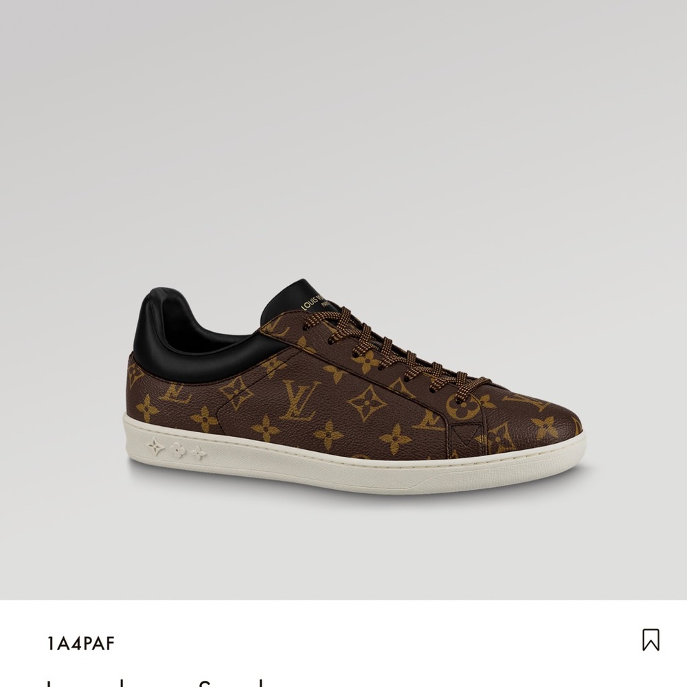 Authentic Louis Vuitton Men’s Luxembourg Sneaker size 5 women’s 7 gent.preloved